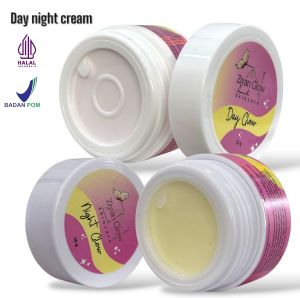 ZIYAN Glow Skincare BPOM dan Halal 2 ITEM (Day + Night) Cream Normal Glow Tokoskincare. Krim Pagi dan Malam untuk Pencerahan dan Anti Penuaan Kulit.
