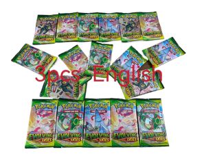 Bandai | 1-10 Packs of English Pokemon Card Monsters TCG Evolution Sky Enhancement Pack Sword and Shield Hero Collection Card Fan Gift