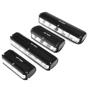 Bright Aluminium Alloy Bicycle Flashlight - Adjustable Headlight for Safe Night Cycling Lightweight and Easy to Carry