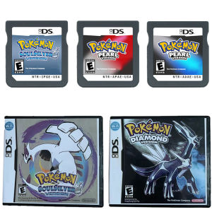 Bandai | NDS Pokemon Game Card  Expedition Series Cards Diamond  HeartGold SoulSilver USA Version (R4 Card Version) for NDSL 2DS 3DS