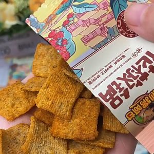 刺猬阿甘花椒锅巴15g零食大礼包整箱小包装小米小吃休闲食品