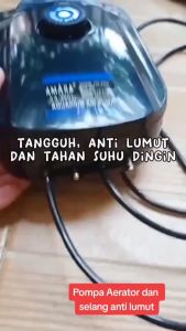 Selang Aerator HITAM Elastis 3/16 Per METER - Slang Gelembung Udara Mesin Filter Air Pompa Aquarium Aquascape Kolam Ikan