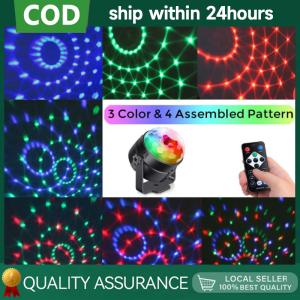 Mini RGB Crystal Magic Ball Stage Effect Lighting Sound Activated Disco Light  RGB Crystal Stage Light  Strobe Lamp 7 Modes