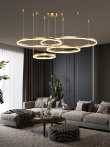 MR.LAMP | Luxury Simple Modern Copper Chandelier Circle Ring