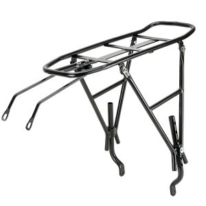 JSHOU BIKE | Universal Rear Cargo Rack for Mountain Road Bicycles with Disc Brakes Heavy Duty Steel