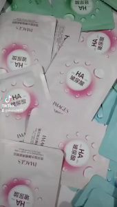 Combo 5 gói Mặt nạ giấy HA Images Bioaqua dưỡng trắng da mụn cấp ẩm thải độc làm sạch da mặt