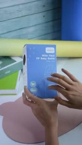 Oberni Botol Susu Bayi Newborn Mall High Quality PP 270ml 330ml 0 6 Bulan Wide Neck Bottle With Handle Anti Kolik Botol Minum Anak Laki Laki Bpa Free 9oz 11oz Perempuan Dengan Puting Sedotan Dot