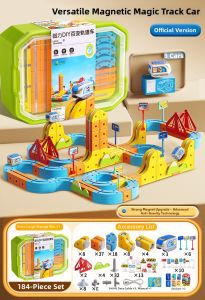 KAKABEIER | Magnetic Changeable Electric Train Toy for Boys 3-6