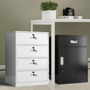 Office Suitable Small Steel Filing Cabinet with Lock