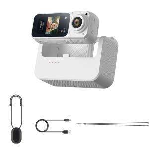 Camera Hành Động Mini 2.7K Thumb Action Camera 1080P Bỏ Túi Có Hộp Sạc WiFi 180 Độ ° Lực Hút Từ Tính Màn Hình 1.47 Inch