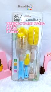KANDILA Complete Bottle Brush Sikat Botol Busa Sikat Dot dan Sedotan KDL 06-2
