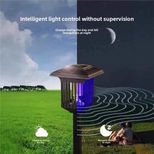 MONLEYTA | German Solar Powered Mosquito Repellent Lamp Strong Outdoor Courtyard Garden Waterproof New 2025 Model Effective Pest Control
