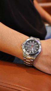 MOEMTON Mens Automatic Mechanical Watch 100M Waterproof Mountain M114.BSSA01