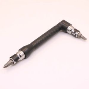 Mini 6.35mm Screwdriver Bits Socket Wrench 1/4 Inch Dual Head L-shaped Connecting Rod Hand Repair Tools Set