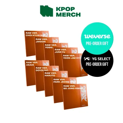 [ + YG / WEVERSE GIFT ] TREASURE - 4th Mini Album [NEW WAV] RAW ver