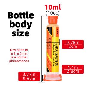 BGA Flux Paste RMA-223 Lead-free and Halogen-free Soldering Flux for Mobile Phone Repair Soldering. No-clean High-activity