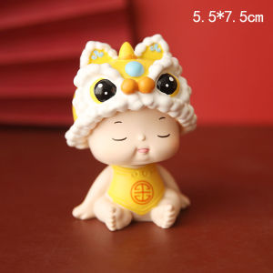 Trendy Baby Tiger Cake Decoration Display One Month Old Birthday Party Plugin Childrens Birthday Party Decorations Supplies