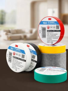 3M | Insulating Flame Retardant Heat-Resistant Water-Resistant High-Strength Durable Anti-Aging Non-Peasy-Coming Off Adhesive Colored Electrical Tape