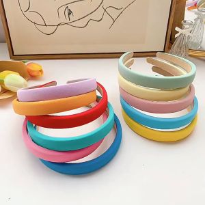 Candy Color Headband Korean Fashion Headband Girl Sweet Headband Sponge Headband Cute Face Wash Hair Accessories