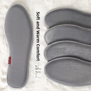XIANZHAO | Mens Thickened Fleece Warm Shoe Insoles Winter Anti-Cold Foot Protection Ultra Soft Bottom Comfortable Non-Slip Cotton Inserts