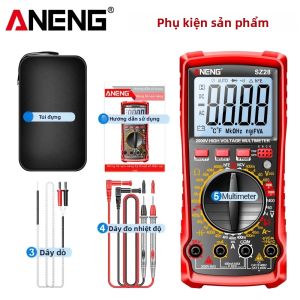 ANENG | Máy Đo Vạn Năng ANENG SZ28 4000 Số Đo Hiển Thị Kỹ Thuật Số Điện Áp Dòng Điện Điện Trở Điện Dung Nhiệt Độ Máy Đo NCV hFE Có Đèn Nền