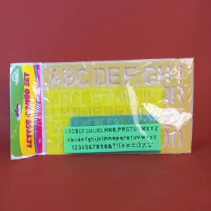 Template 4 In1 Abc Letter Combo Set Durable Template