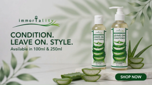 Immortality 93% Aloe Vera Leave-On Conditioner with Biotin | 100ml & 250ml