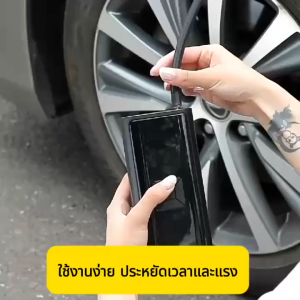 Car Air Pump With Power Bank and Flashlight LED Digital Display Portable Air Compressor Tire Inflation Wireless Pump For Car
