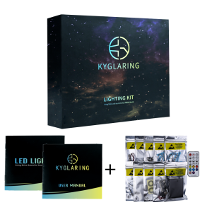 Kyglaring LED Light Kit suitable for Lego Back to the Future Time Machine 10300 Building Block Decorative Lamp Not Include Model