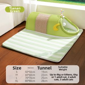 SHENJINGMAO | Interactive Play & Sleep Tunnel Cat House Year-Round