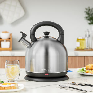 Ewee Large Capacity Stainless Steel Electric Kettle Quick Boiling Automatic Switch off Home Use Kitchen Cooking Utensils Water Boiler