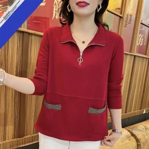 HUAXUNRAN | Slimming Hoodie for Seniors Womens Loose Fit Long Sleeve Top
