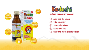 Siro KODOSHI giúp bé ăn ngon tăng sức đề kháng cải thiện tiêu hóa | Nhập khẩu chính hãng Nhật Bản