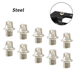 MUQZI 10pcs Pedal Bolts M4 Pedal Screws Stainless steel Aluminum Alloy Anti-skid Pedal Pin MTB Pedal Grip Pins Bike Parts