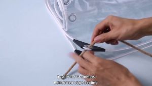 ✨No Water Leakage In Typhone Weather✨ transparent clear trapal transparent trapal waterproof Quality first Thickened Multiple sizes available soft and clear home dustproof pvc trapal Anti-16 typhoon window transparent tarpaulin makapal rainproof cloth