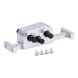 3-Speed Aluminum Transfer Case for 1/10 RC Crawler - Underdrive Normal Reverse Gears - Fits LCG Chassis Cheater Rigs
