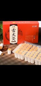 [READY STOCK] 雷火灸 60倍纯艾柱 | （54柱装）加长加粗 艾灸 温灸 10年陈纯艾 艾条 艾草 | Premium Asiatic Wormwood Rolls | 54 Pieces Box