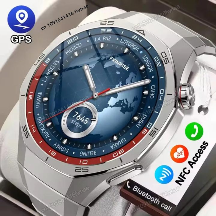 Đồng Hồ Thông Minh Huawei GT5 Pro Dành Cho Nam Màn Hình AMOLED HD Theo Dõi GPS Cuộc Gọi BT IP68 Đồng Hồ Thông Minh Thể Thao Chống Nước Với Nhịp Tim & Theo Dõi Giấc Ngủ
