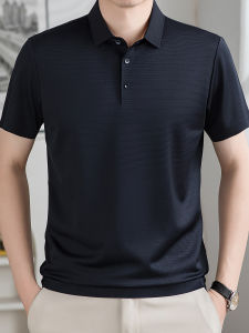 J&FO | Silk Blend Breathable Summer Mens Polo Shirt