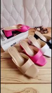 Aj30 Sandal High Heels Aesthetic Untuk Remaja Cewek Sendal Hils Jinjit Wanita Korean Style Lebaran Kondangan Wisuda Cantik Elegan Mewah Kece Bridal Shoes Hak Tahu 5cm Perempuan