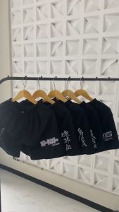 40 RIBU DAPAT 5 CELANA KOLOR MOTIF JEPANG SANTAI HITAM MELAR PANTAI PRIA WANITA SHORTS PENDEK