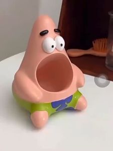 Hộp đựng bút hoạt hình Patrick Star dung tích lớn Đồ trang trí sáng tạo Đồ lưu trữ văn phòng phẩm Hộp đựng cọ trang điểm
