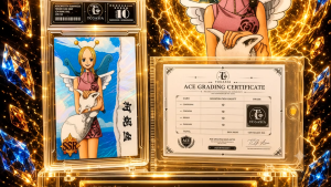 Thẻ Khung slab nữ Conis One Piece chính hãng kayou 10 Point GEM MINT SSR Nf54 8 PSA