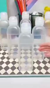 TAMA LIVING Akira Botol Minyak Anti Tumpah 500 ml Label Cutting Botol Saus Sambal Squeeze Bottle