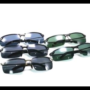 Mens Polarized Sports Sunglasses / Outdoor Driving Cycling Glasses Mens Color Lenses Half-frame Night Vision Goggles
