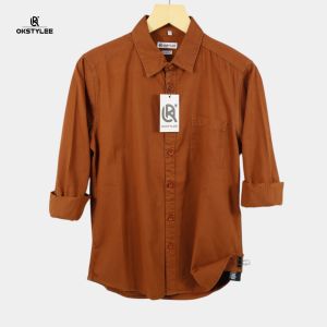 Kemeja Polos Pria Lengan Panjang Bahan Cotton Sweding 30s Kemeja Casual Pria