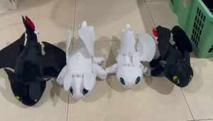 Boneka Toothless 25cm Bantal Night Furry Boneka White Toothless Boneka How To Train Dragon New