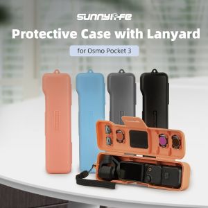 Sunnylife for Osmo Pocket 3 Protective Case Gimbal Camera Protector with Lanyard Shock-proof Protective cover Storage Box