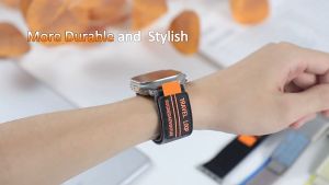 For apple watch series 10 9 8 7 6 5 4 SE 45mm 44mm 41mm 40mm 42mm 46mm Trail Loop Band Nylon Strap for apple watch ultra Ultra 49mm strap smart watch band