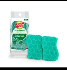 Scotch-Brite® Scrub Dots Heavy Duty Sponge 2 ea/Pack
